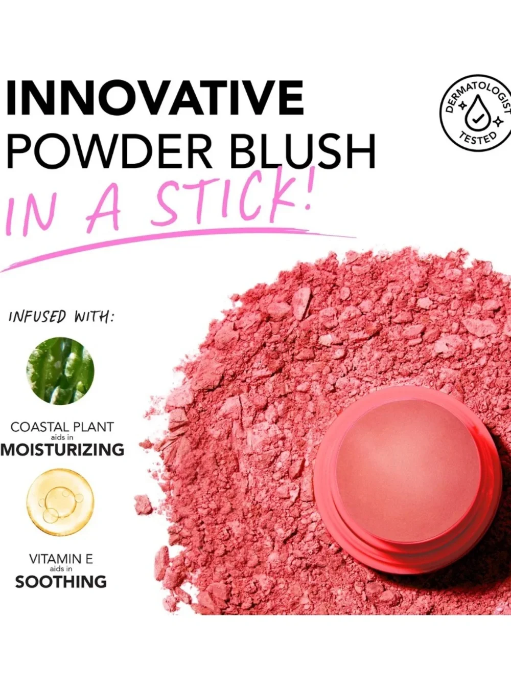 POLITE SOCIETY POLITE POPS POWDER BLUSH STICK;—MALIBU